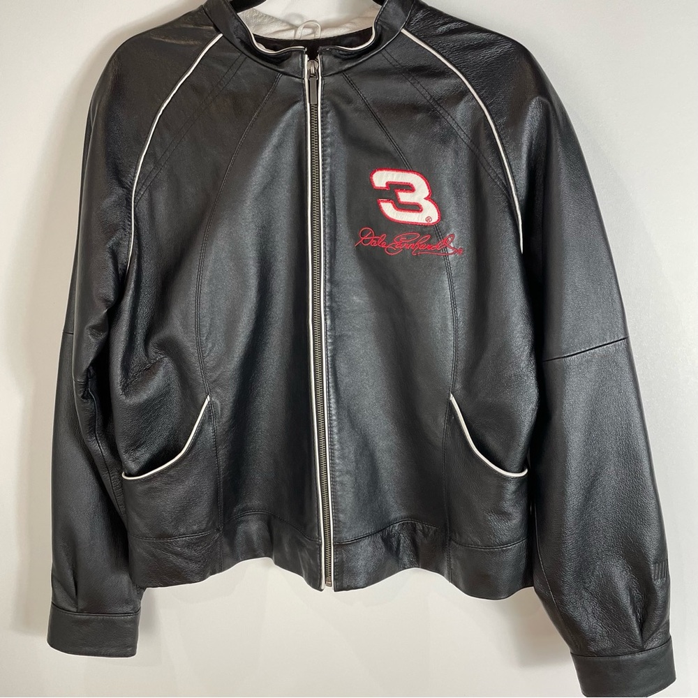 Wilson Leather Dale Earnhardt Jr Leather Jacket Women’s Size XL